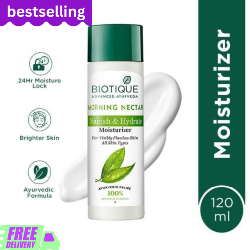 Biotique Morning Nectar Nourish & Hydrate Moisturizer 120ml